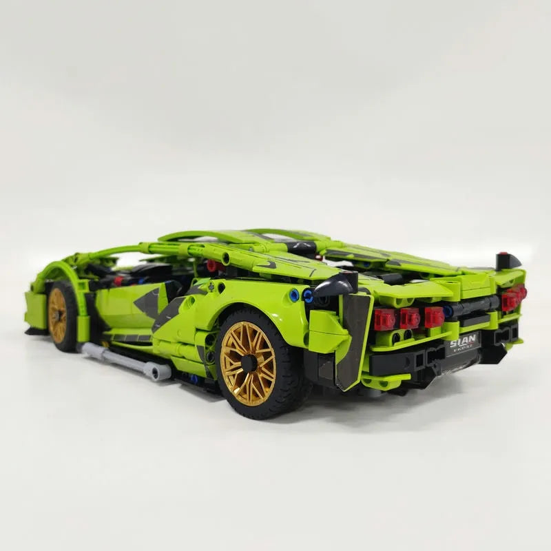 Building Blocks Tech MOC Lambo FKP37 Bull Racing Car Bricks Toy DB0088 Construction Set Toys - 6