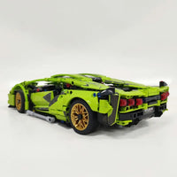 Thumbnail for Building Blocks Tech MOC Lambo FKP37 Bull Racing Car Bricks Toy DB0088 Construction Set Toys - 6