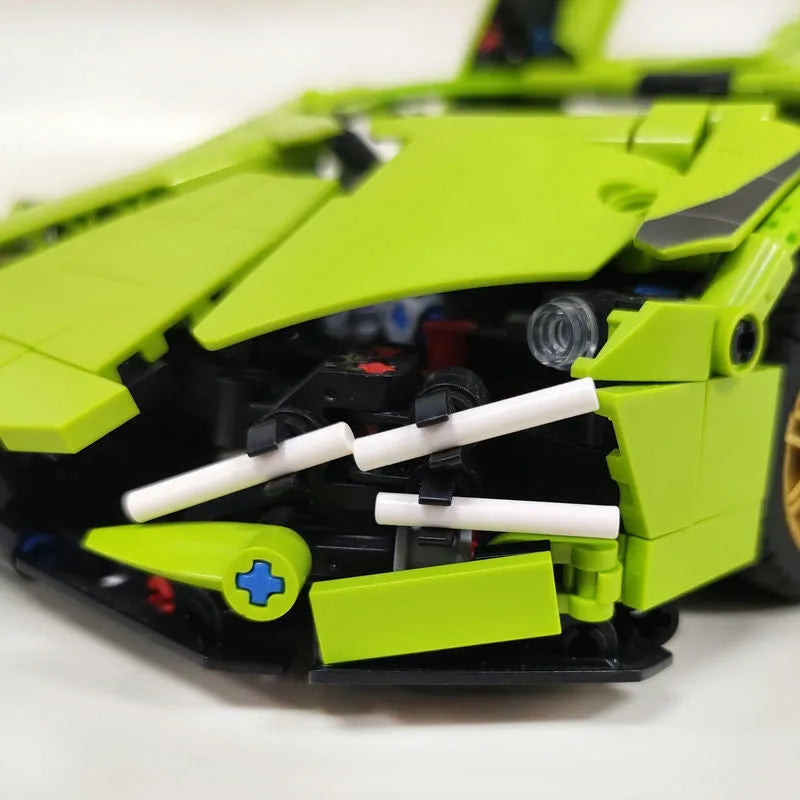 Building Blocks Tech MOC Lambo FKP37 Bull Racing Car Bricks Toy DB0088 Construction Set Toys - 18