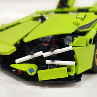 Thumbnail for Building Blocks Tech MOC Lambo FKP37 Bull Racing Car Bricks Toy DB0088 - 18