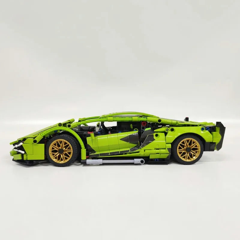 Building Blocks Tech MOC Lambo FKP37 Bull Racing Car Bricks Toy DB0088 Construction Set Toys - 7