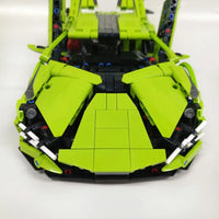 Thumbnail for Building Blocks Tech MOC Lambo FKP37 Bull Racing Car Bricks Toy DB0088 - 19