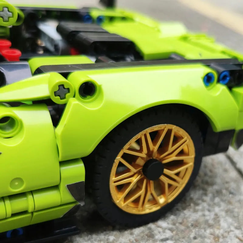 Building Blocks Tech MOC Lambo FKP37 Bull Racing Car Bricks Toy DB0088 Construction Set Toys - 31