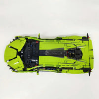 Thumbnail for Building Blocks Tech MOC Lambo FKP37 Bull Racing Car Bricks Toy DB0088 Construction Set Toys - 8