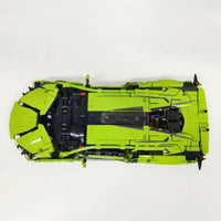 Thumbnail for Building Blocks Tech MOC Lambo FKP37 Bull Racing Car Bricks Toy DB0088 - 8