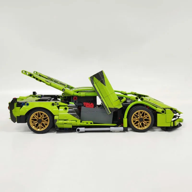 Building Blocks Tech MOC Lambo FKP37 Bull Racing Car Bricks Toy DB0088 Construction Set Toys - 11