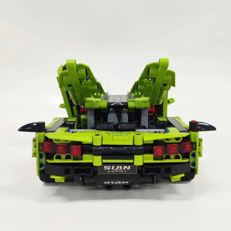 Building Blocks Tech MOC Lambo FKP37 Bull Racing Car Bricks Toy DB0088 Construction Set Toys - 13
