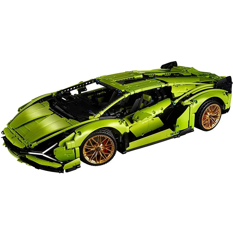 Building Blocks Tech MOC Lambo Sian FKP37 Racing Car Bricks Toy 81996 - 1