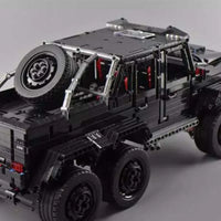 Thumbnail for Building Blocks MOC Tech Off-Road LAND CRUISER AMG SUV Bricks Toy J901 Construction Set Toys - 12
