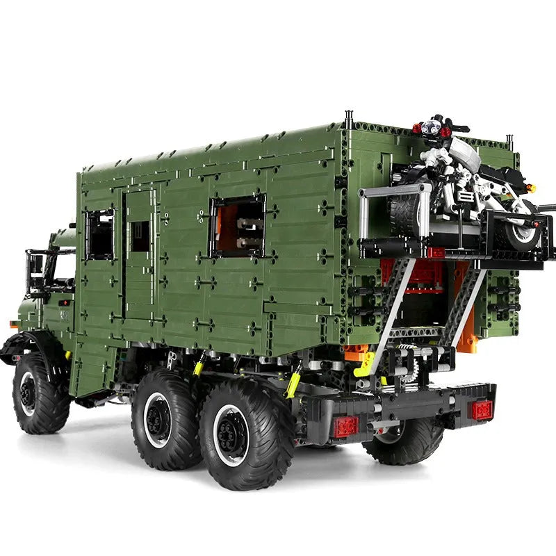 Building Blocks Tech MOC Off-Road RV Unimog Truck Bricks Toys J907 - 4