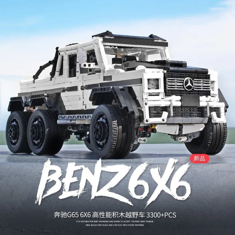 Building Blocks Tech MOC Off-Road SUV LAND CRUISER AMG Bricks Toys - 1