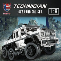Thumbnail for Building Blocks Tech MOC Off-Road SUV LAND CRUISER AMG Bricks Toys - 6