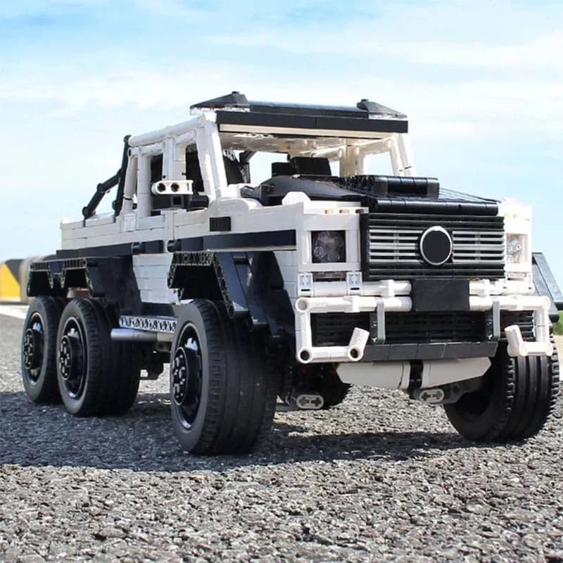 Building Blocks Tech MOC Off-Road SUV LAND CRUISER AMG Bricks Toys - 2