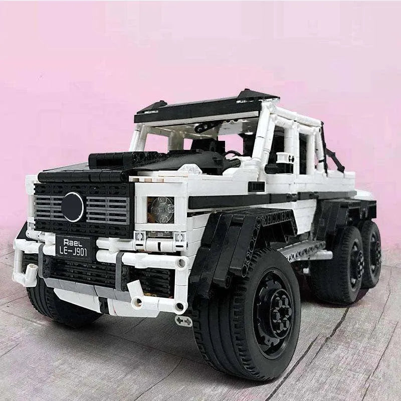 Building Blocks Tech MOC Off-Road SUV LAND CRUISER AMG Bricks Toys - 5