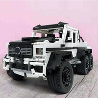 Thumbnail for Building Blocks Tech MOC Off-Road SUV LAND CRUISER AMG Bricks Toys - 5