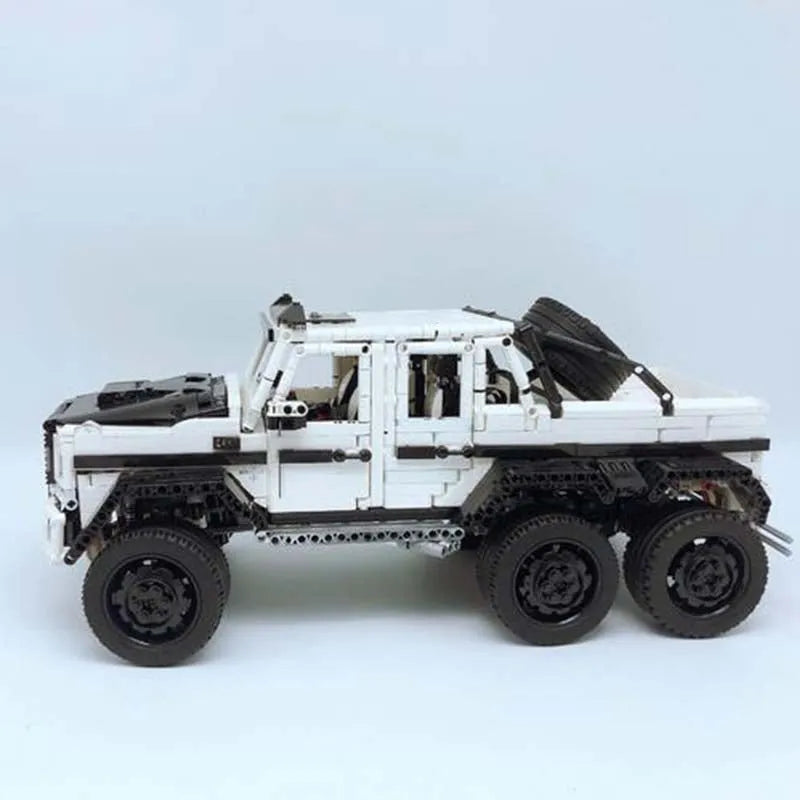 Building Blocks Tech MOC Off-Road SUV LAND CRUISER AMG Bricks Toys - 4