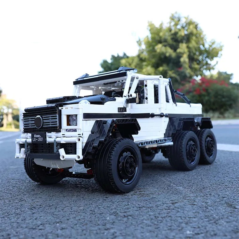 Building Blocks Tech MOC Off-Road SUV LAND CRUISER AMG Bricks Toys - 3