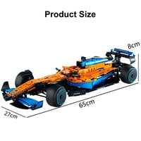 Thumbnail for Building Blocks Tech MOC P9926 McLaren Formula 1 Racing Car Bricks Toy - 2