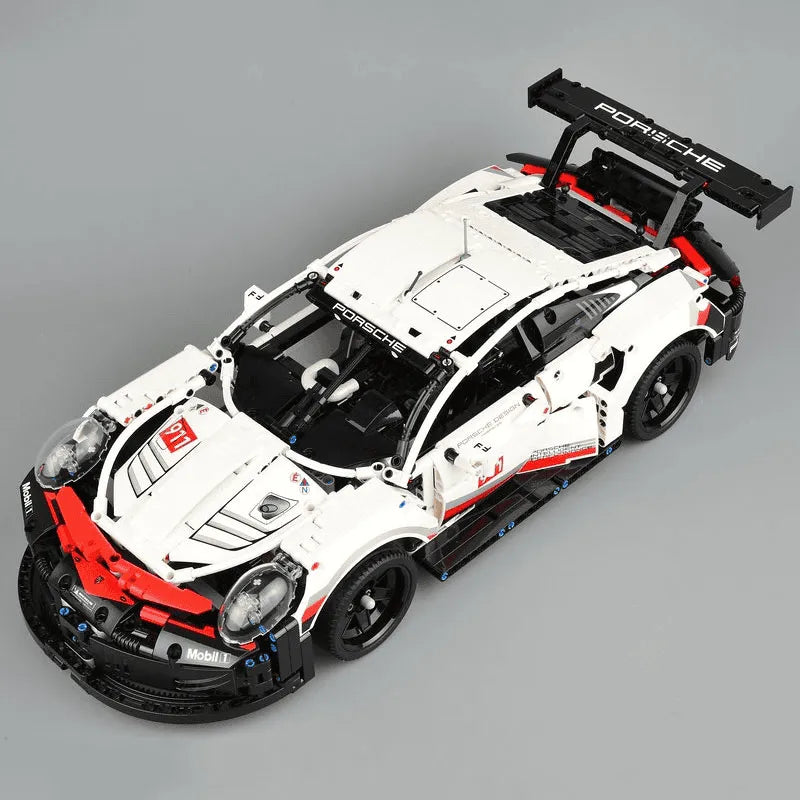 Building Blocks Tech MOC Porsche 911 RSR Racing Sports Car Bricks Toy 20097 - 2