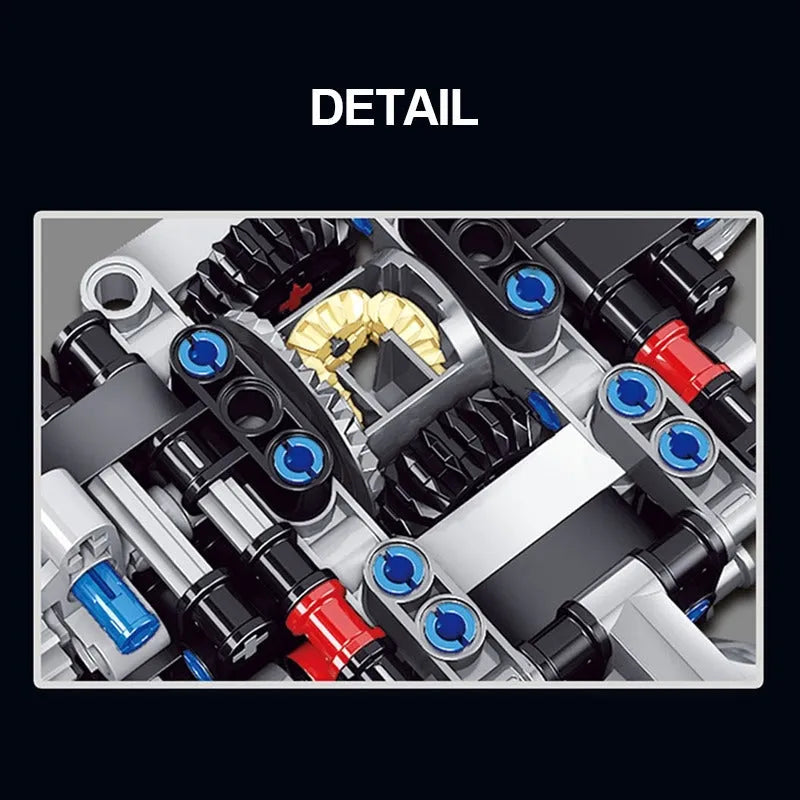 Building Blocks MOC Tech RC Off-Road Pink King Kong Barbie SUV Car Bricks Toy Construction Set Toys - 4
