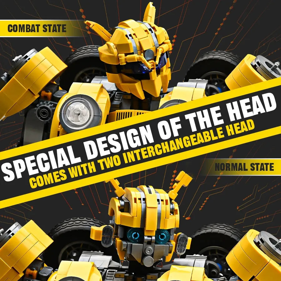 Building Blocks Transformers MOC Bumblebee Robot Bricks Toy 773 - 5