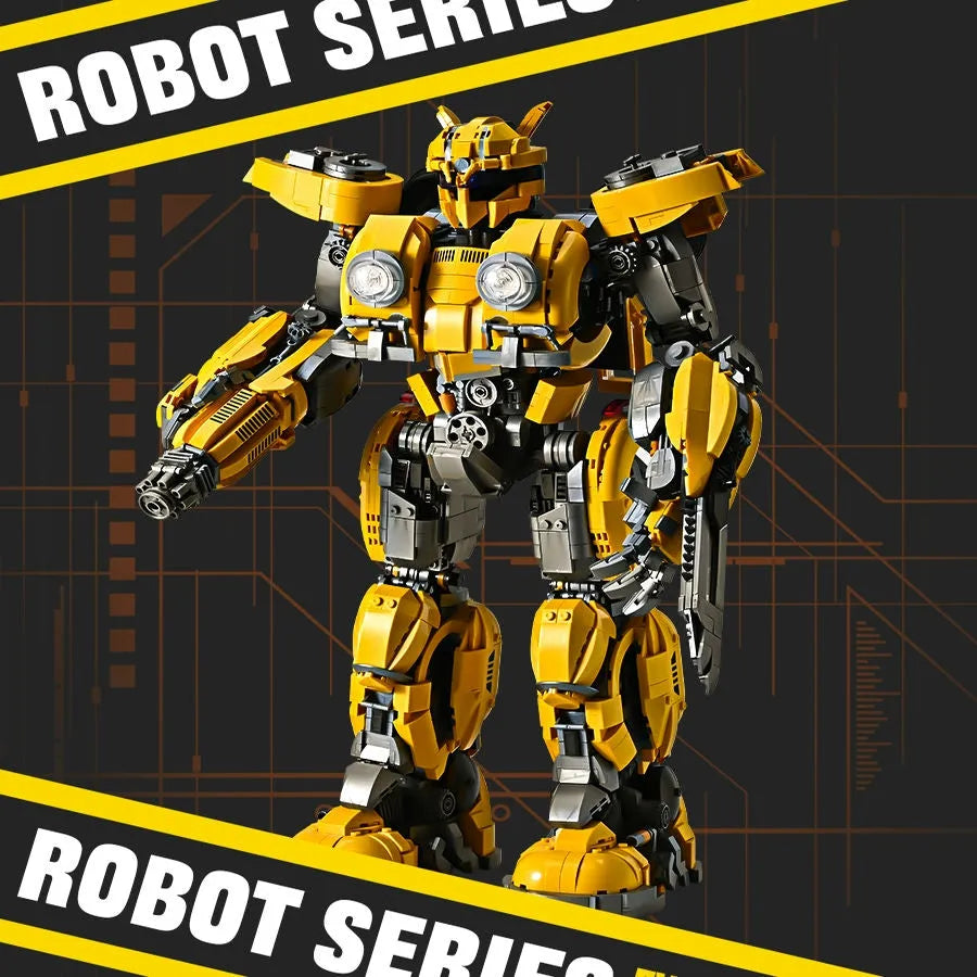 Building Blocks Transformers MOC Bumblebee Robot Bricks Toy 773 - 6