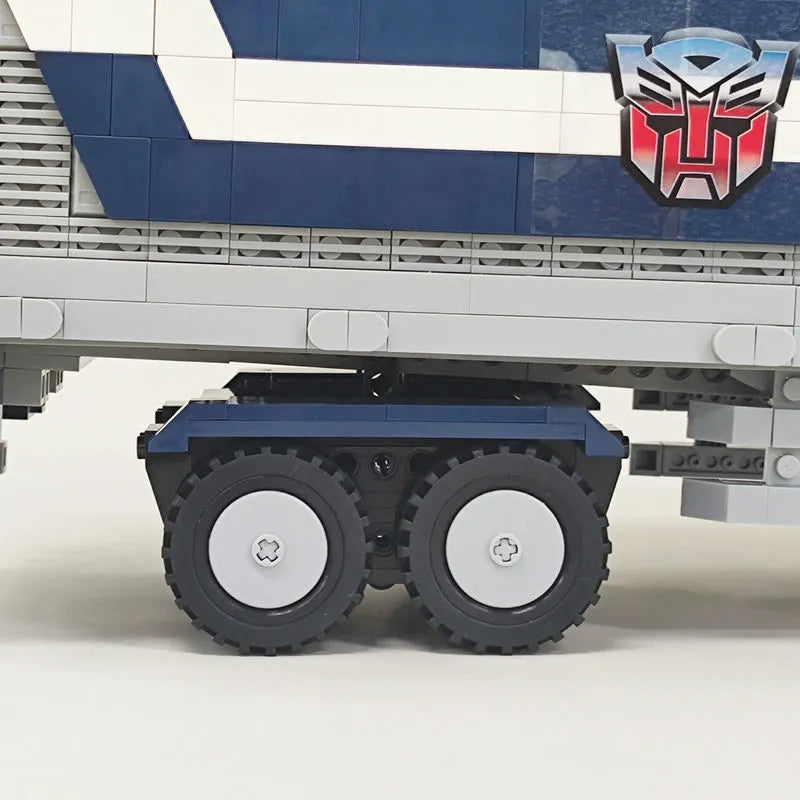 Building Blocks MOC Transformers Optimus Prime Combined Carriage Truck Bricks Toy - 14