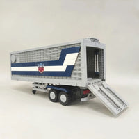 Thumbnail for Building Blocks MOC Transformers Optimus Prime Combined Carriage Truck Bricks Toy - 3