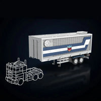 Thumbnail for Building Blocks MOC Transformers Optimus Prime Combined Carriage Truck Bricks Toy - 17