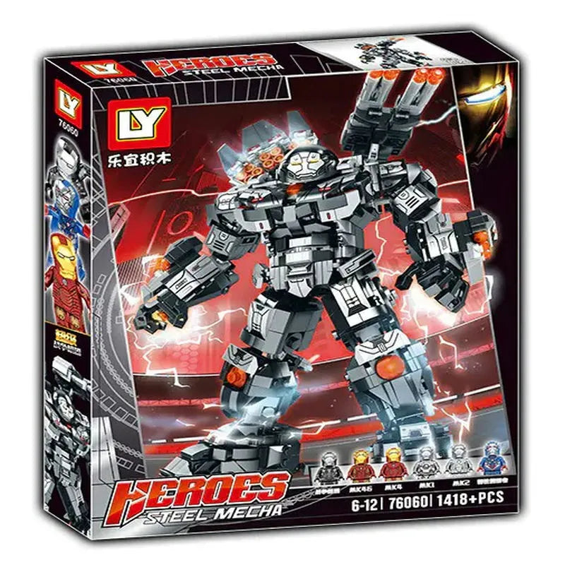 Building Blocks MOC Transforming Super Heroes Steel Mecha Robot Bricks Toy - 5