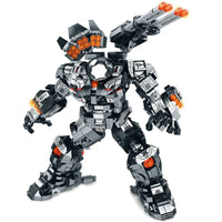 Thumbnail for Building Blocks MOC Transforming Super Heroes Steel Mecha Robot Bricks Toy - 4