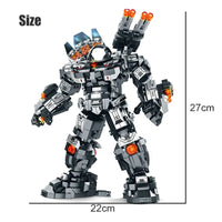 Thumbnail for Building Blocks MOC Transforming Super Heroes Steel Mecha Robot Bricks Toy - 7