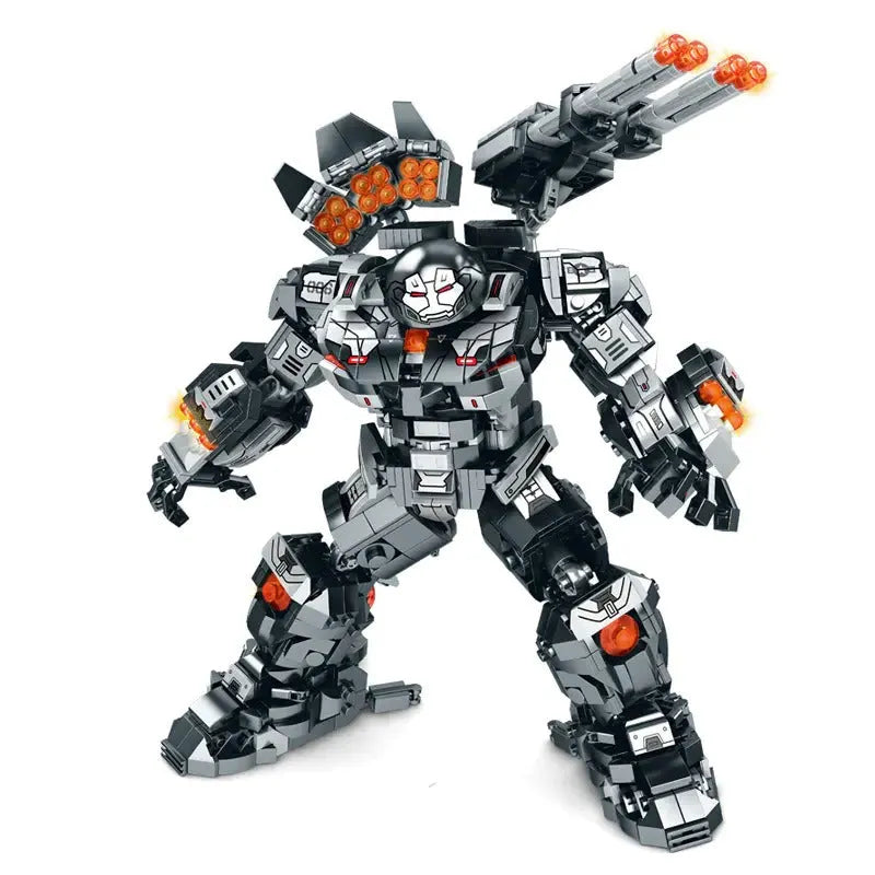 Building Blocks MOC Transforming Super Heroes Steel Mecha Robot Bricks Toy - 2