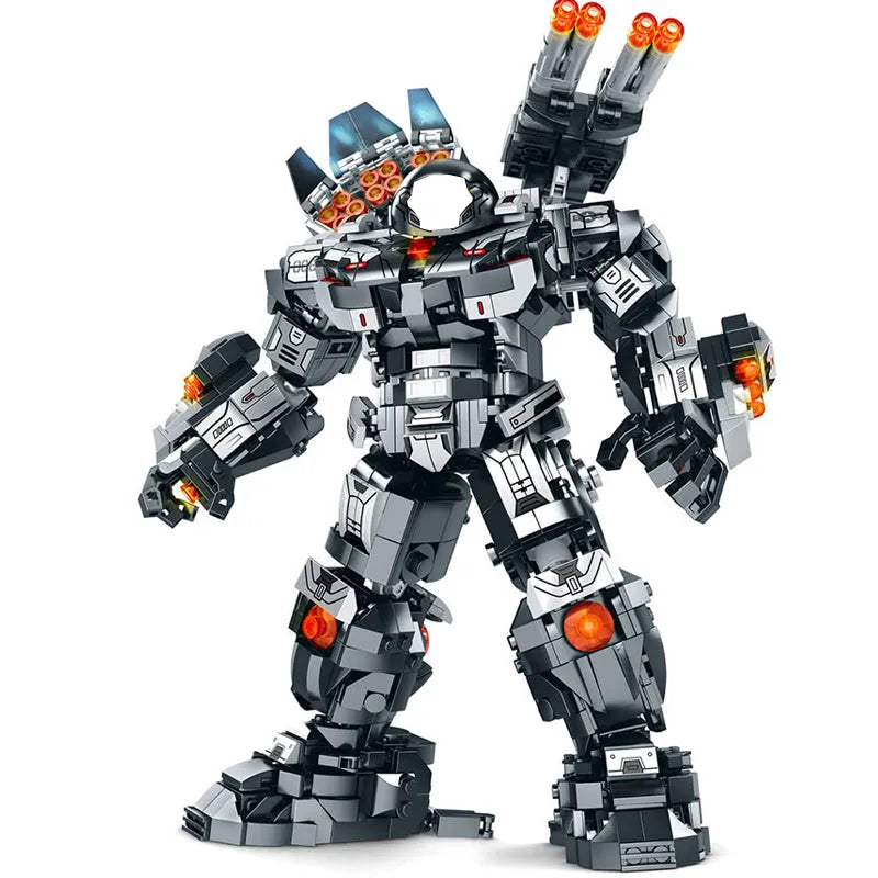 Building Blocks MOC Transforming Super Heroes Steel Mecha Robot Bricks Toy - 1