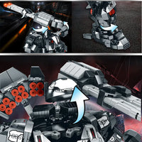 Thumbnail for Building Blocks MOC Transforming Super Heroes Steel Mecha Robot Bricks Toy - 8