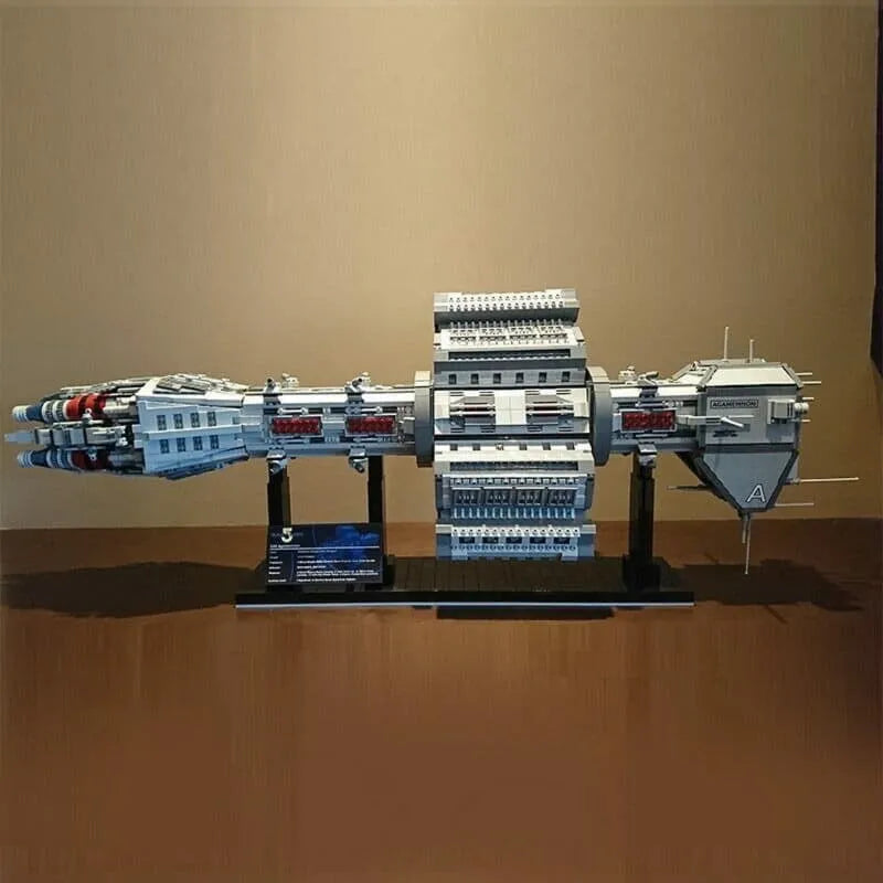 Building Blocks MOC UCS Babylon EAS Agamemnon Spaceship Bricks Toy - 4