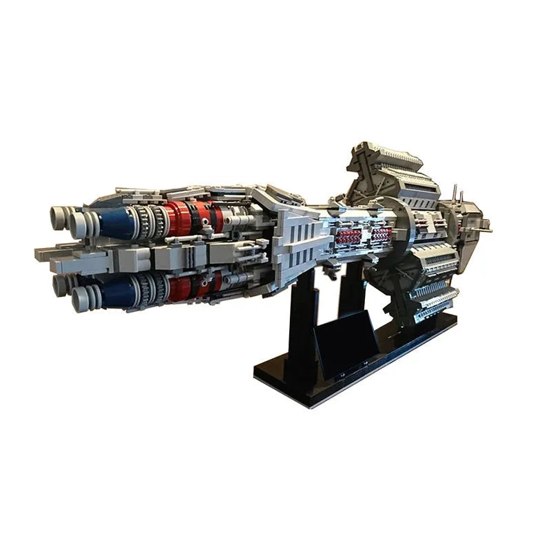 Building Blocks MOC UCS Babylon EAS Agamemnon Spaceship Bricks Toy - 9