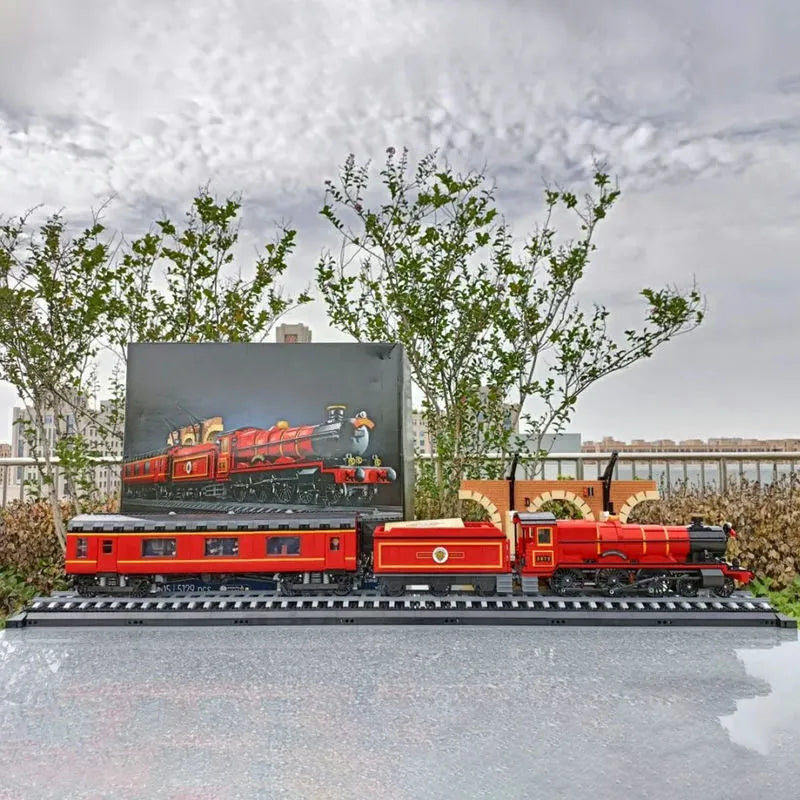 MOC UCS Harry Potter Magic Building Blocks Train Set