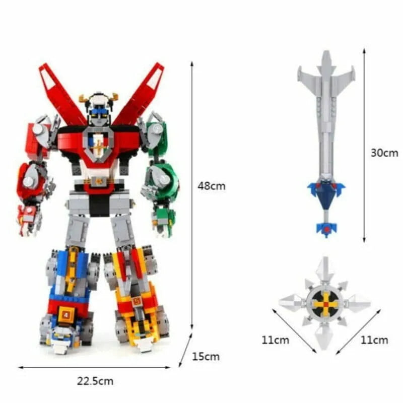 Building Blocks MOC Voltron Defender Of Universe Bricks Toy Construction Set Toys - 3