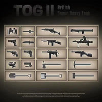 Thumbnail for Building Blocks MOC WW2 UK TOG II Heavy Tank Bricks Toys Construction Set Toys - 6