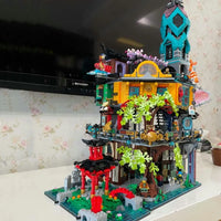 Thumbnail for Building Blocks MOC X19006 Ninjago City Gardens Bricks Toy - 8