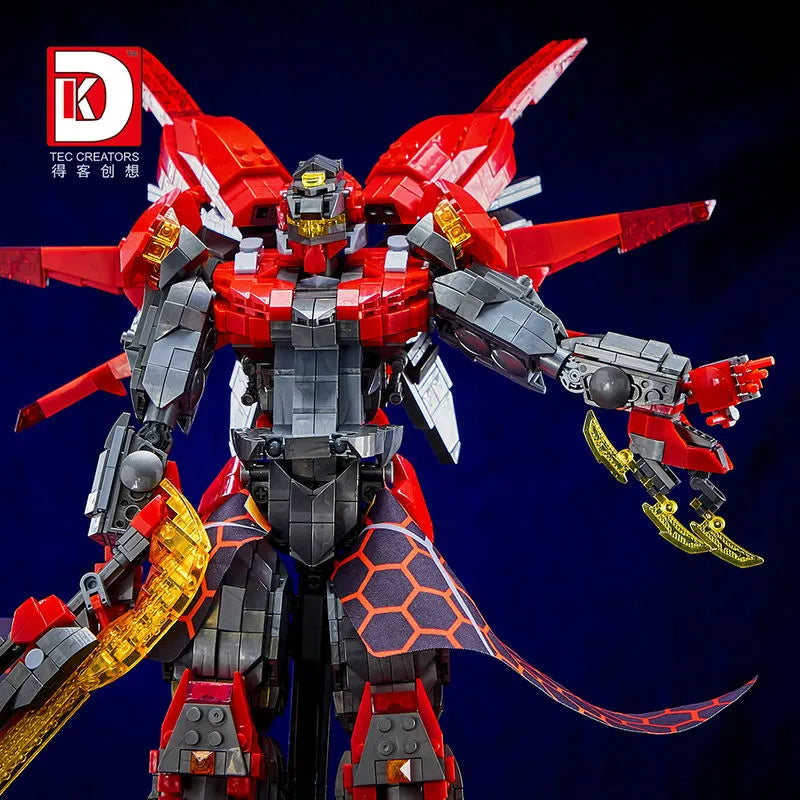 Building Blocks Building Block Idea Expert MOC Kaiadie Mecha Bricks Toy Construction Set Toys - 3
