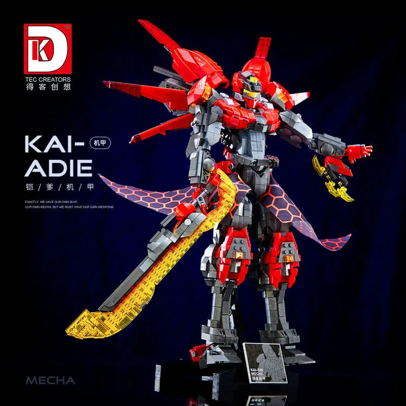 Building Blocks Building Block Idea Expert MOC Kaiadie Mecha Bricks Toy Construction Set Toys - 7