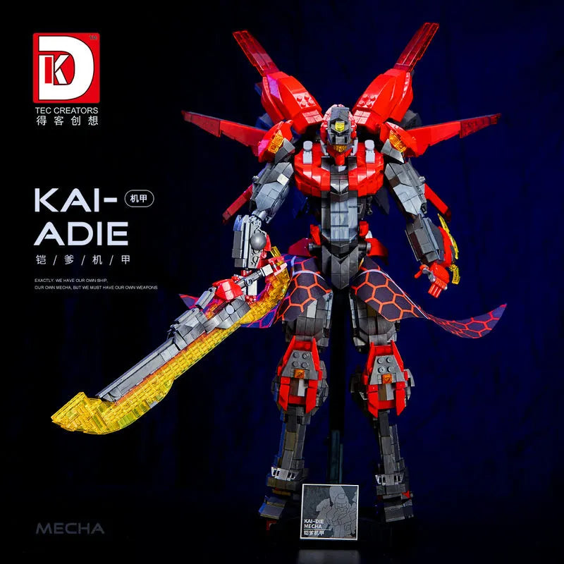 Building Blocks Building Block Idea Expert MOC Kaiadie Mecha Bricks Toy Construction Set Toys - 8