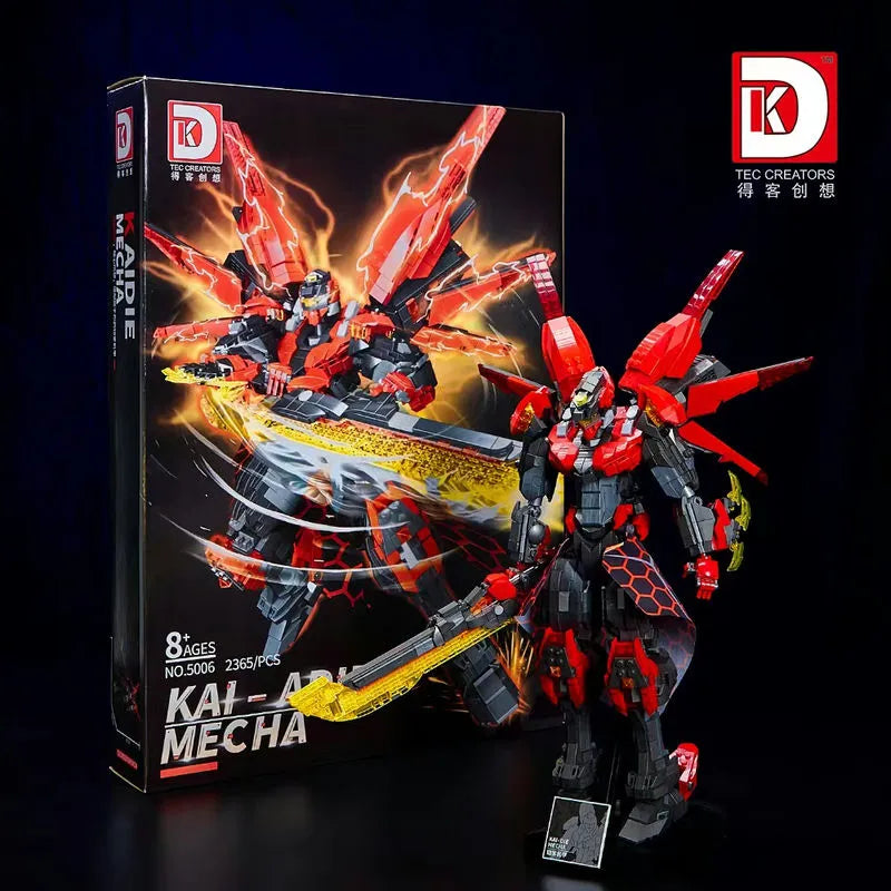 Building Blocks Building Block Idea Expert MOC Kaiadie Mecha Bricks Toy Construction Set Toys - 2