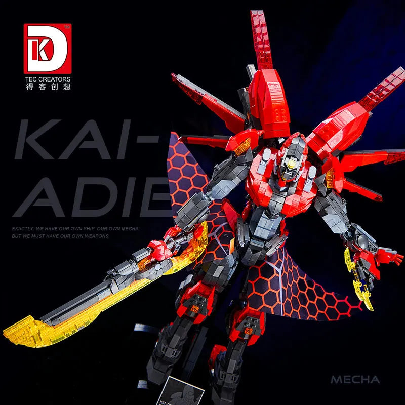 Building Blocks Building Block Idea Expert MOC Kaiadie Mecha Bricks Toy Construction Set Toys - 5