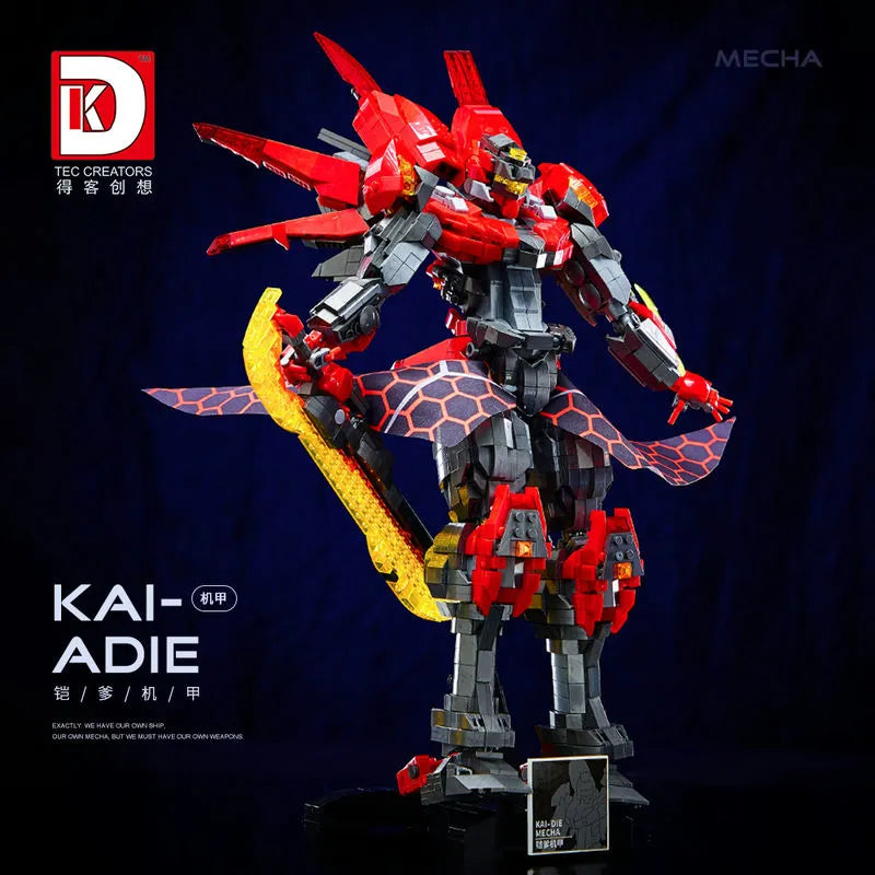 Building Blocks Building Block Idea Expert MOC Kaiadie Mecha Bricks Toy Construction Set Toys - 1