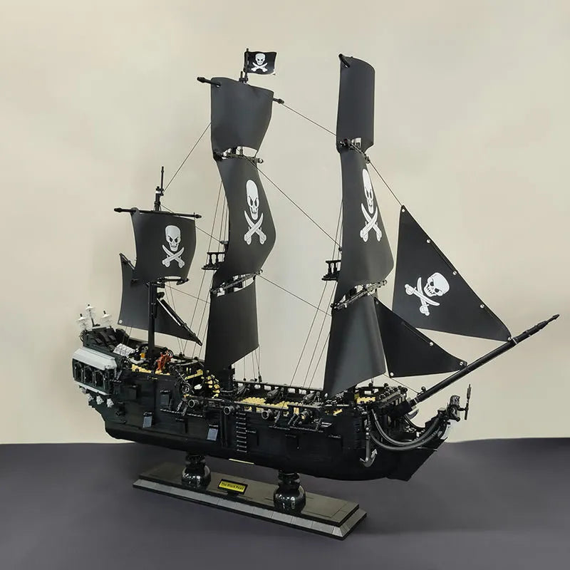 Building Blocks MOC Pirate Of The Caribbean Black Pearl Ship - 12