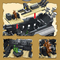 Thumbnail for Building Blocks MOC Pirate Of The Caribbean Black Pearl Ship - 16