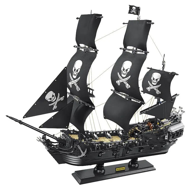 Building Blocks MOC Pirate Of The Caribbean Black Pearl Ship - 18